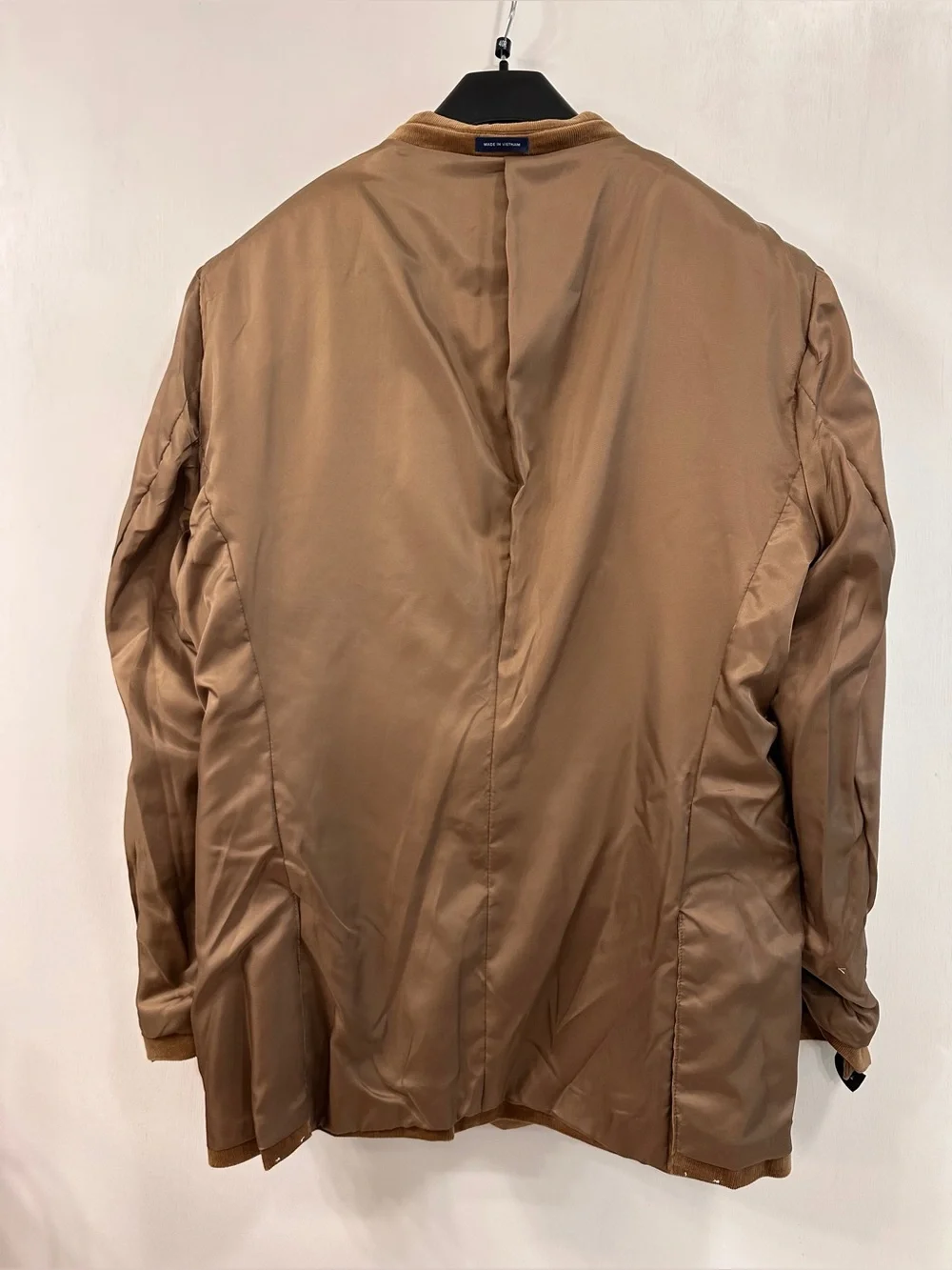Stafford Brown Corduroy Jacket Elbow Patches Sports Coat Stretch Men’s 44L $168